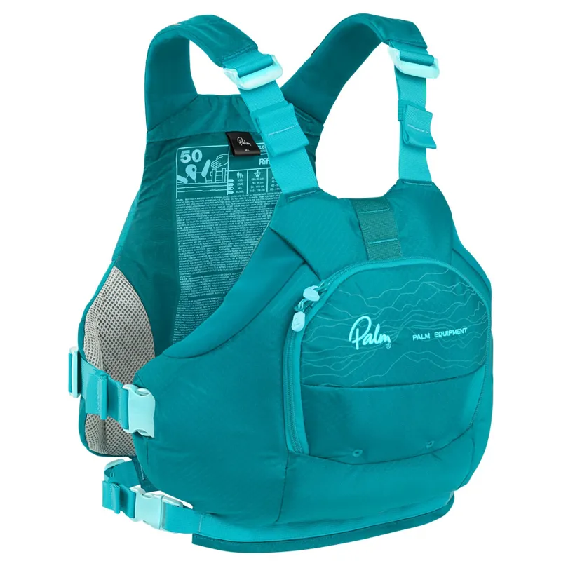 2025 Palm Equipment Riff Side Entry PFD Teal
